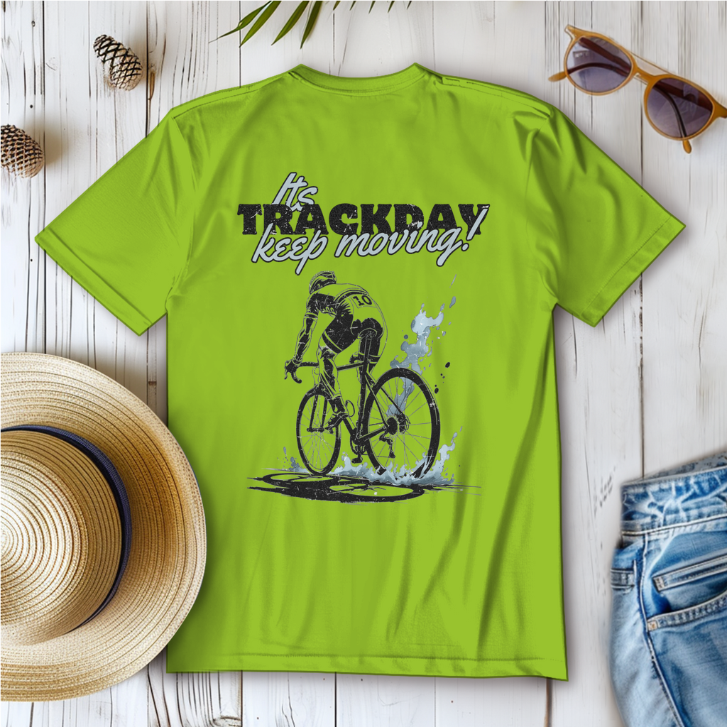 It's Trackday / Fahrrad Abenteuer Spruch Frauen T-Shirt