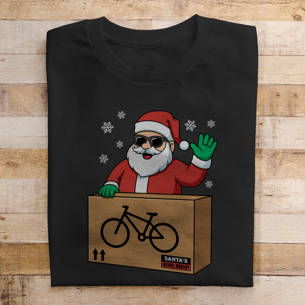 Herren T-Shirt Santa`s  Bike Shop