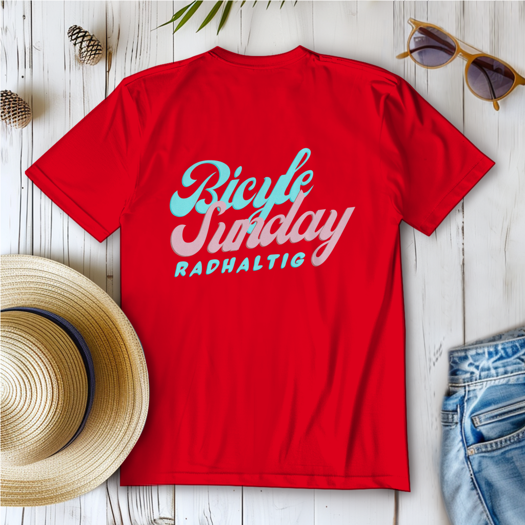 Bicycle sunday /  T-Shirt Frauen