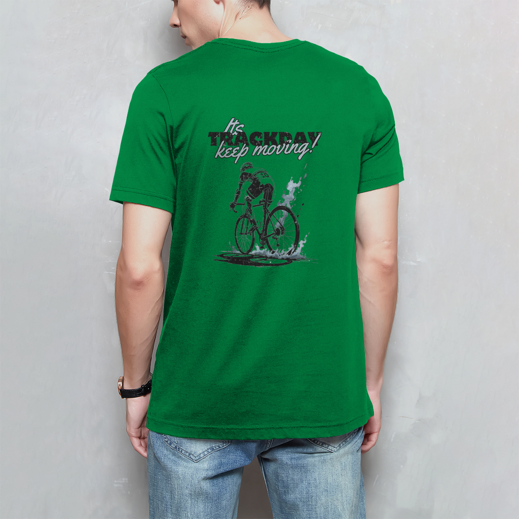 It's Trackday / Fahrrad Abenteuer Spruch