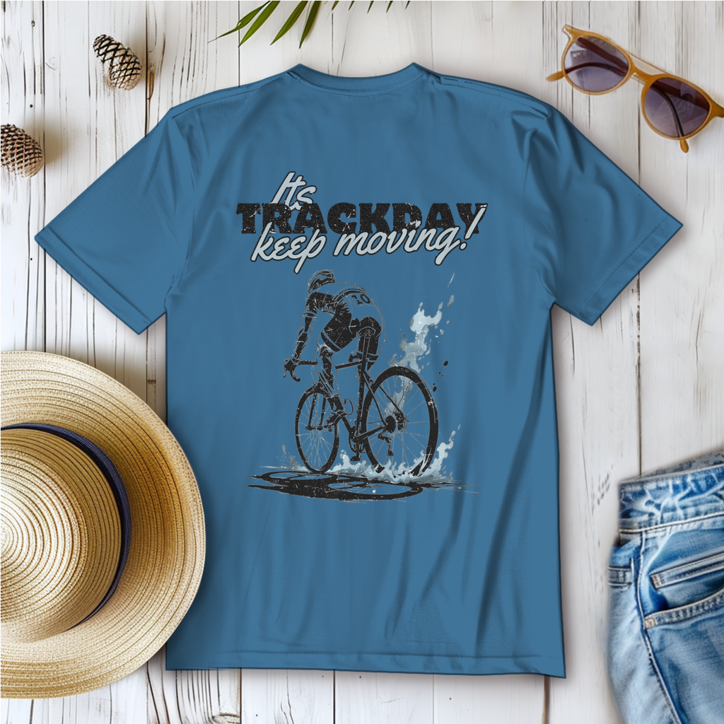 It's Trackday / Fahrrad Abenteuer Spruch Frauen T-Shirt