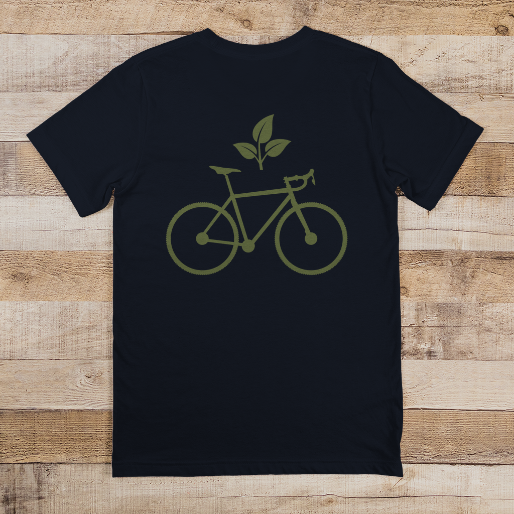 Fahrrad mit Blatt / Natur