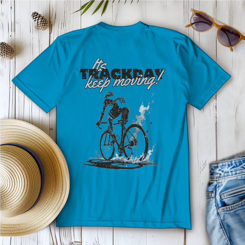 It's Trackday / Fahrrad Abenteuer Spruch Frauen T-Shirt