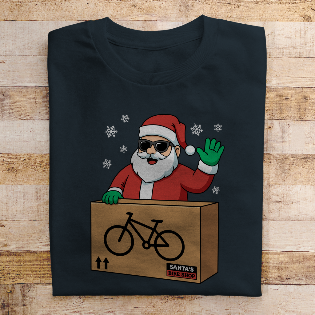 Herren T-Shirt Santa`s  Bike Shop
