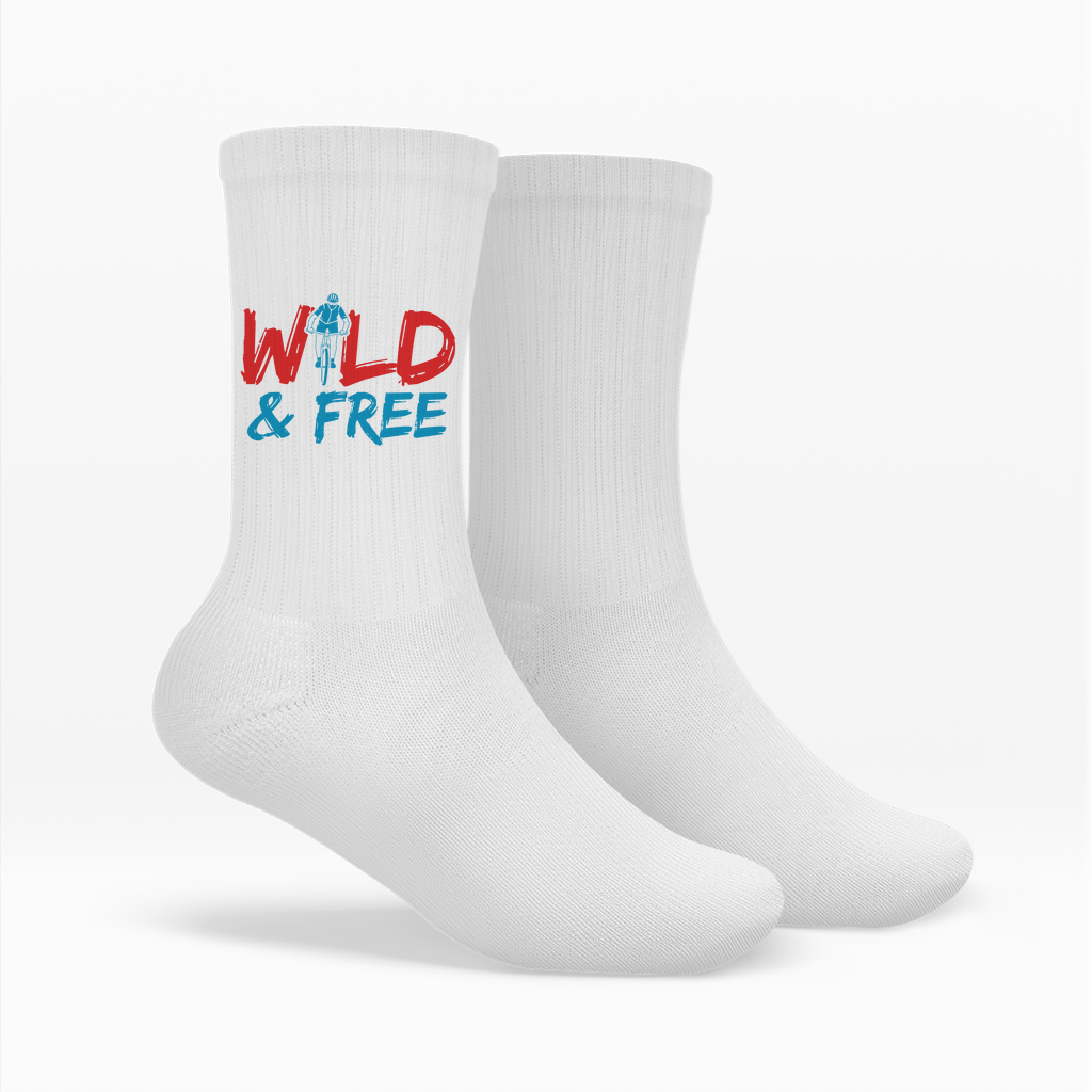 Socken wild and free das Abenteuer für Radfahrer