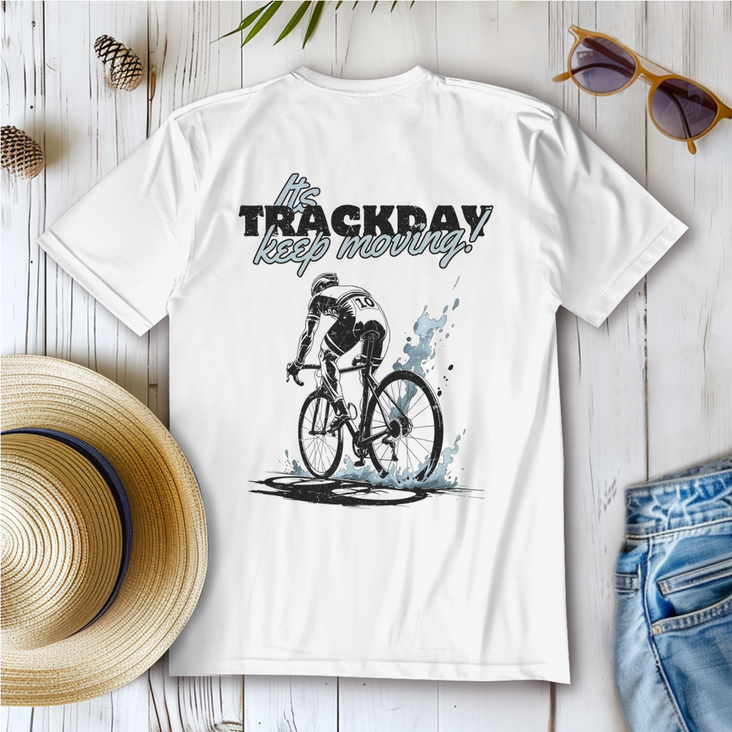 It's Trackday / Fahrrad Abenteuer Spruch Frauen T-Shirt