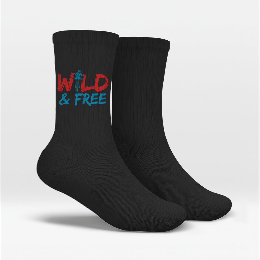 Socken wild and free das Abenteuer für Radfahrer