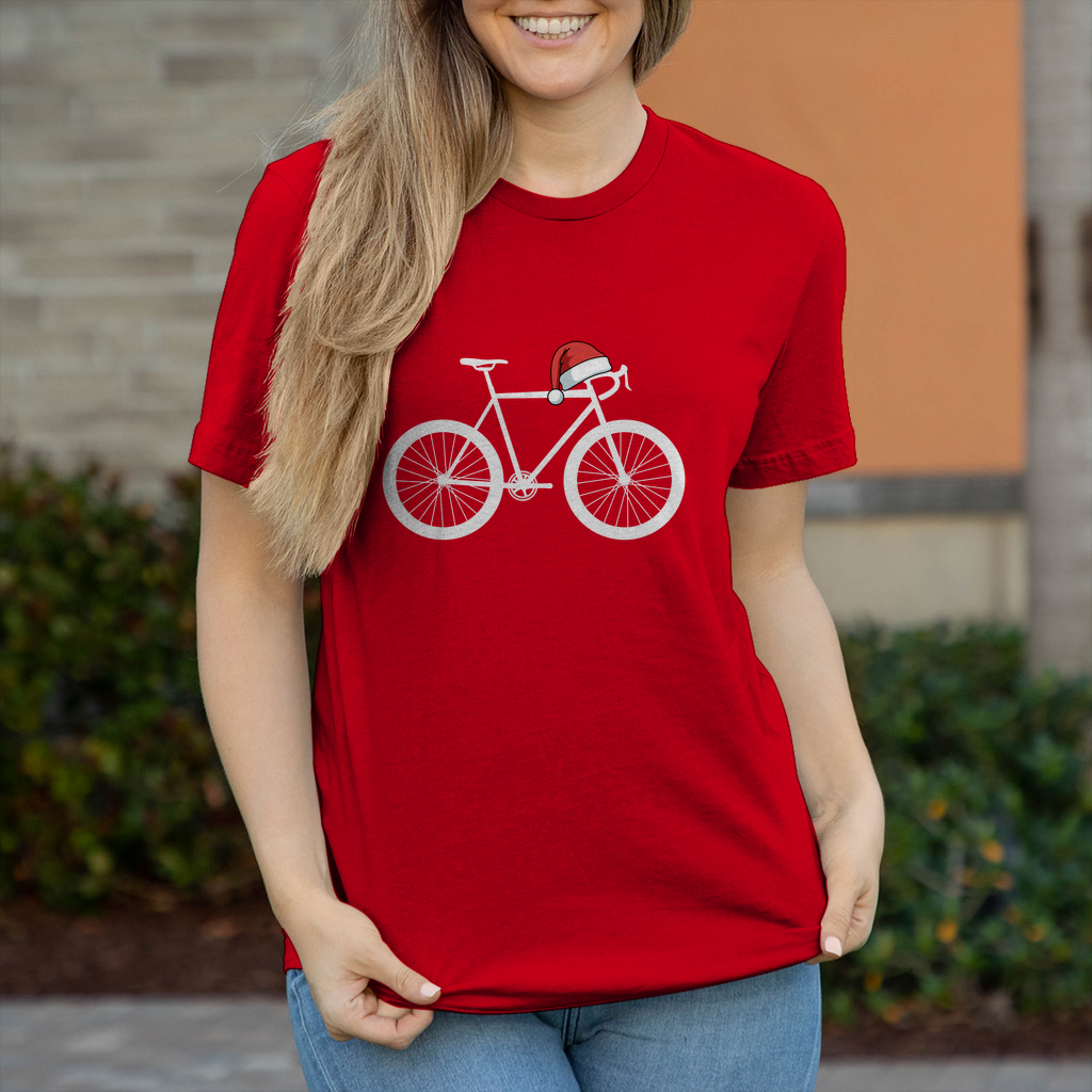 Weihnachten, Fahrrad Damen T-Shirt