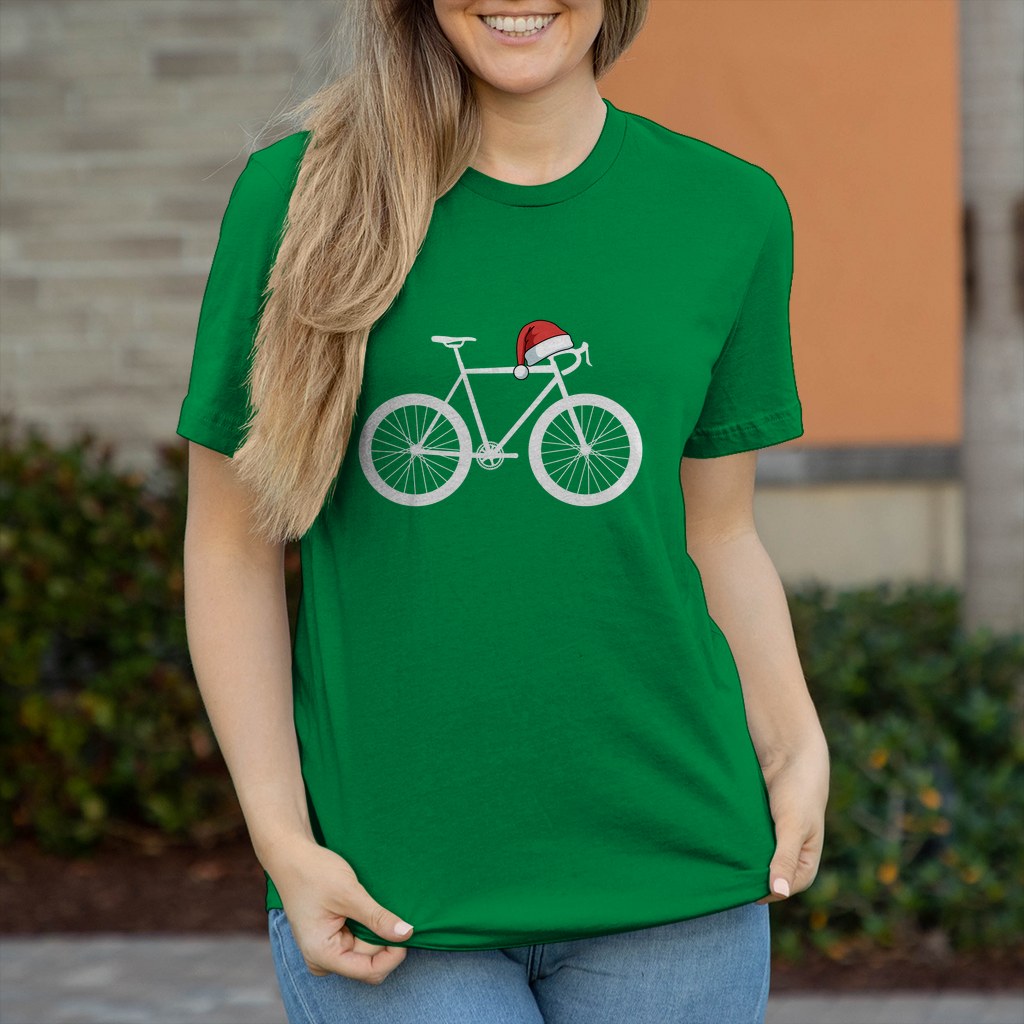 Weihnachten, Fahrrad Damen T-Shirt