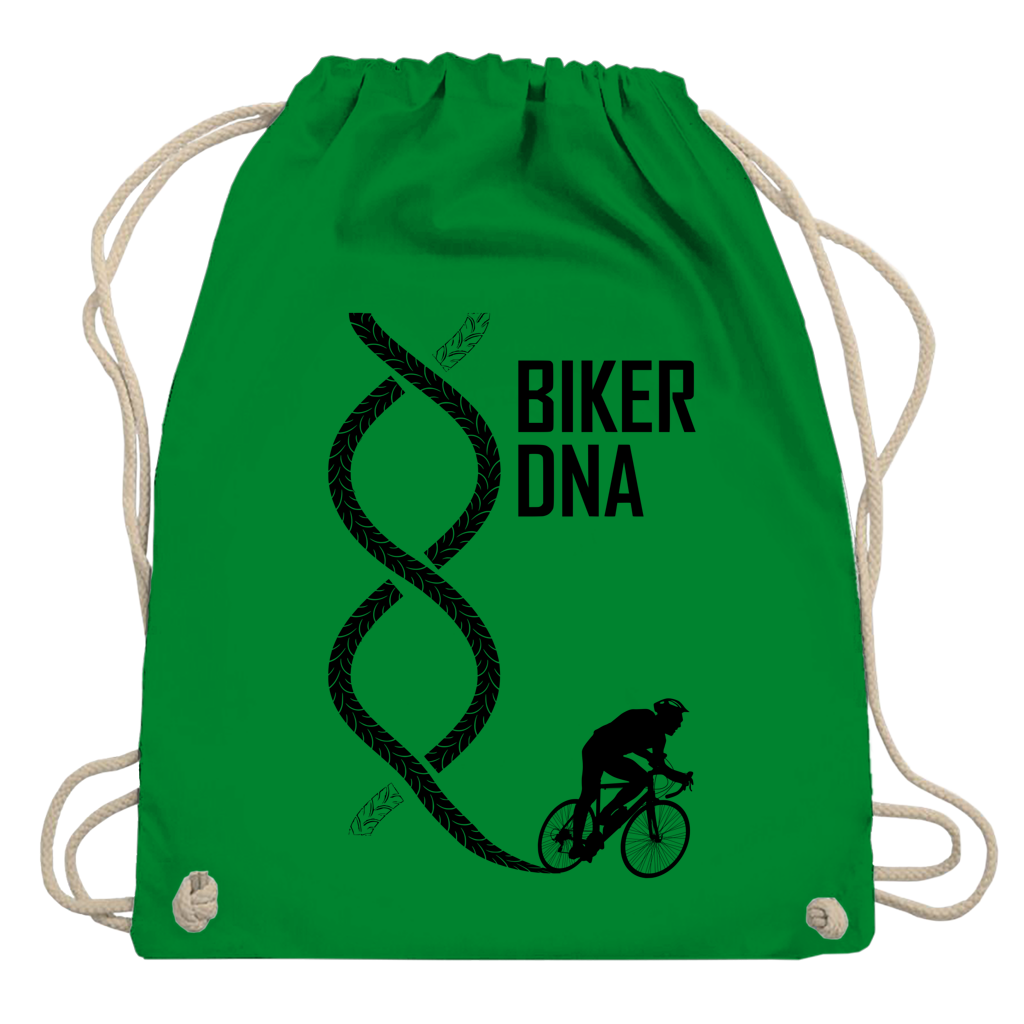 Premium BIO Turnbeutel Biker DNA