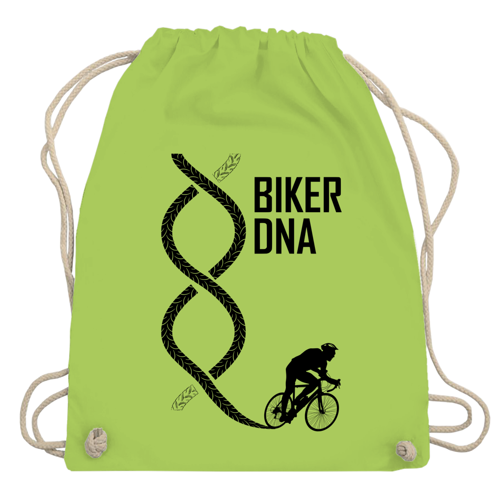 Premium BIO Turnbeutel Biker DNA
