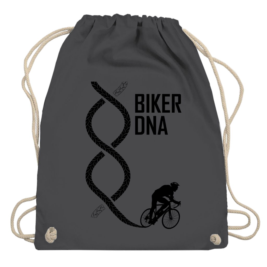 Premium BIO Turnbeutel Biker DNA