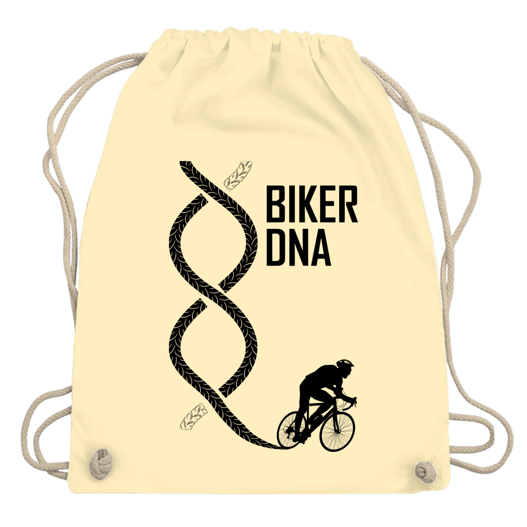 Premium BIO Turnbeutel Biker DNA