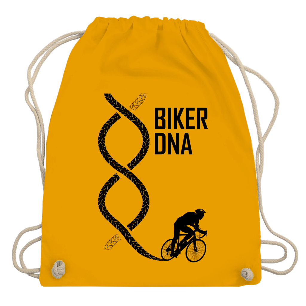 Premium BIO Turnbeutel Biker DNA