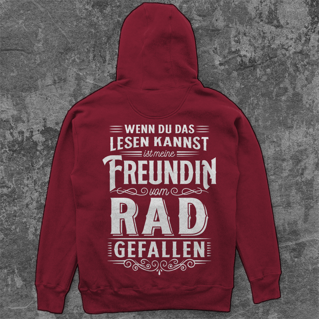 Wenn Du das lesen kannst - Lustiger Spruch für Jugendliche - Unisex Hoodie