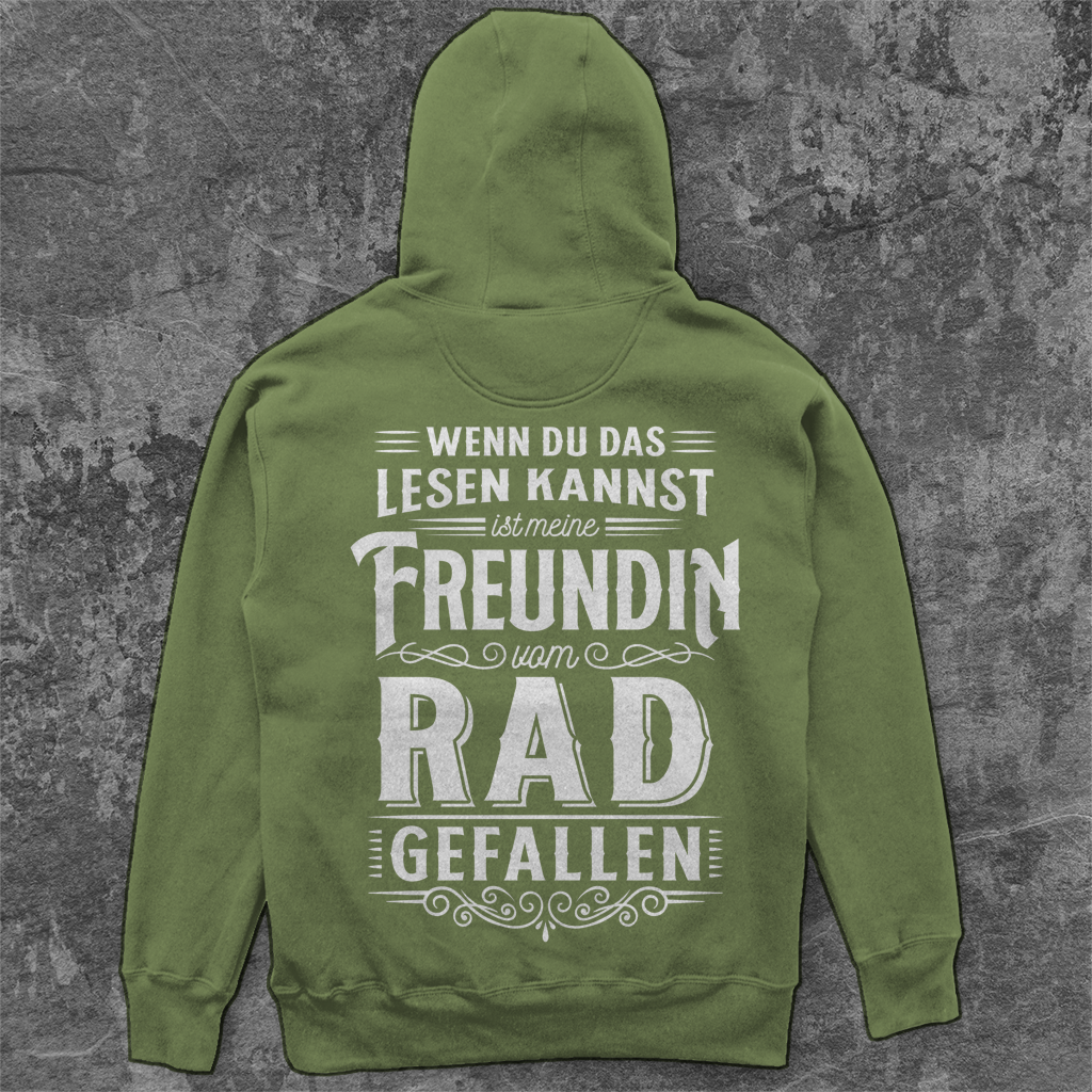 Wenn Du das lesen kannst - Lustiger Spruch für Jugendliche - Unisex Hoodie