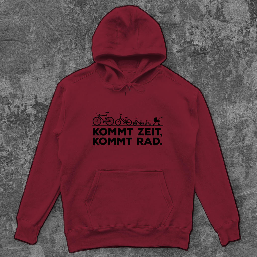 Kommt Zeit, kommt Rad Unisex Hoodie