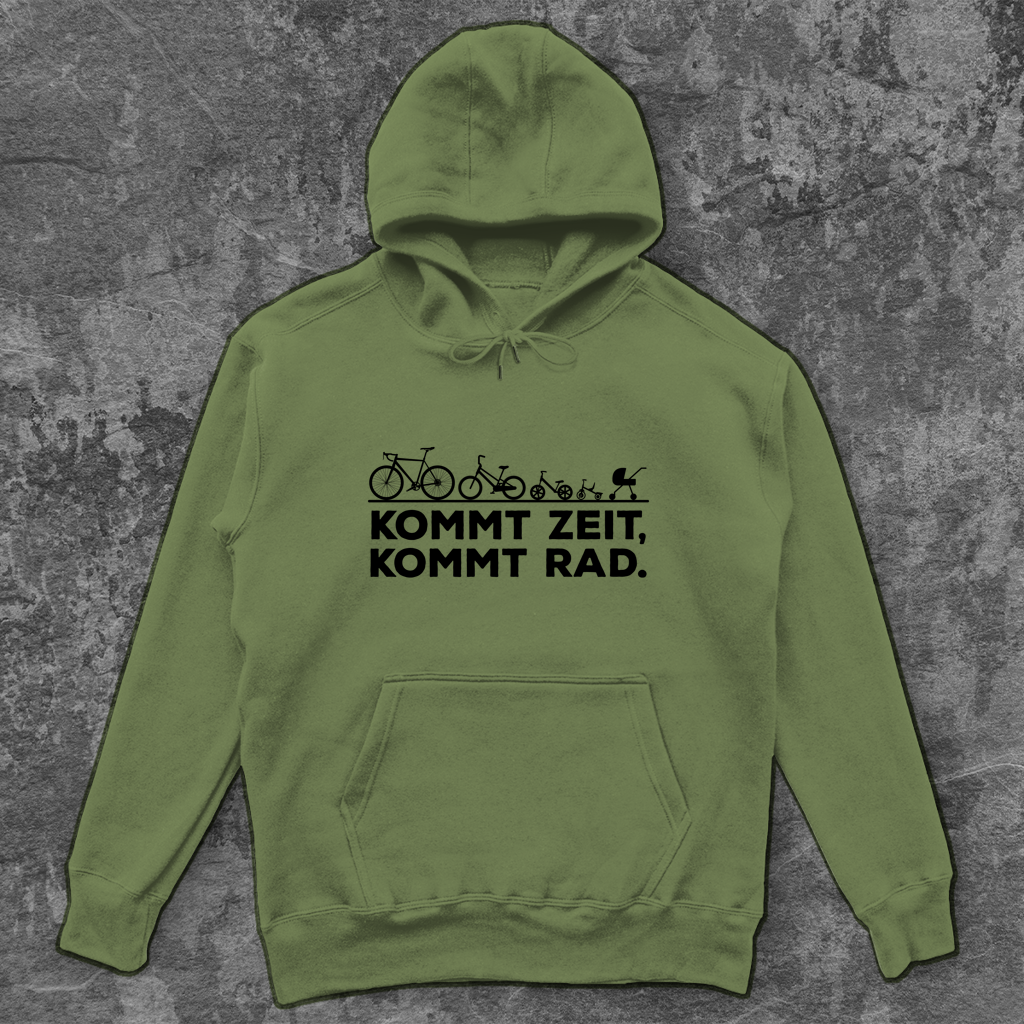 Kommt Zeit, kommt Rad Unisex Hoodie