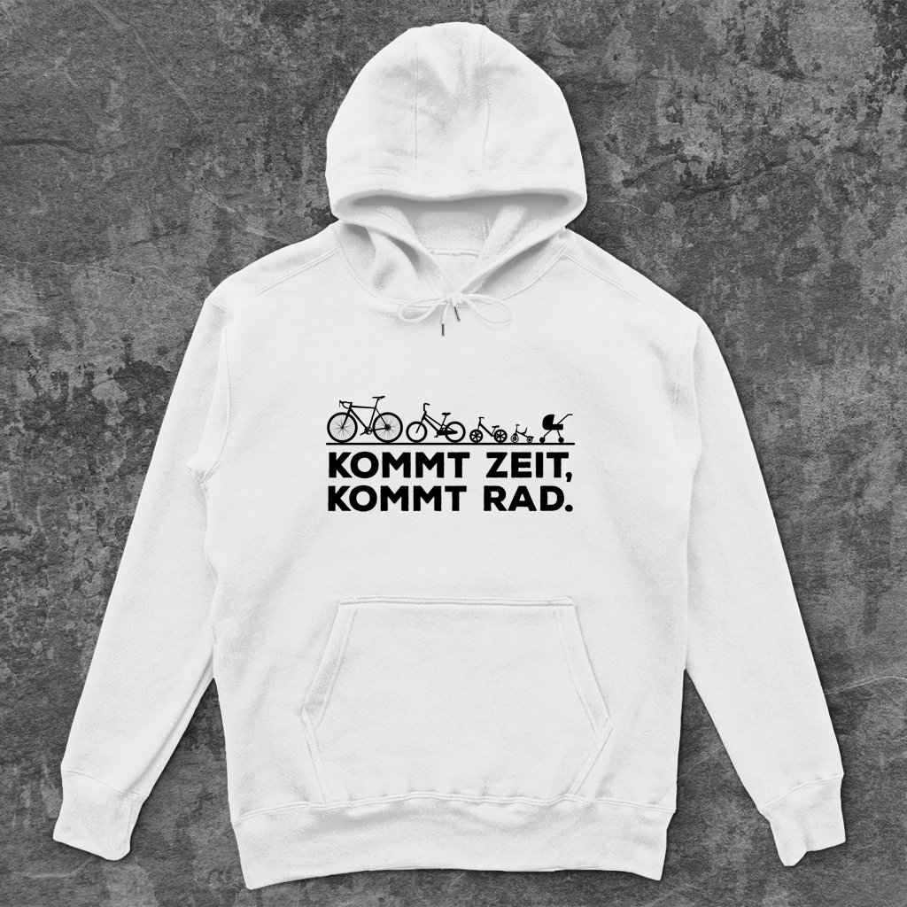 Kommt Zeit, kommt Rad Unisex Hoodie