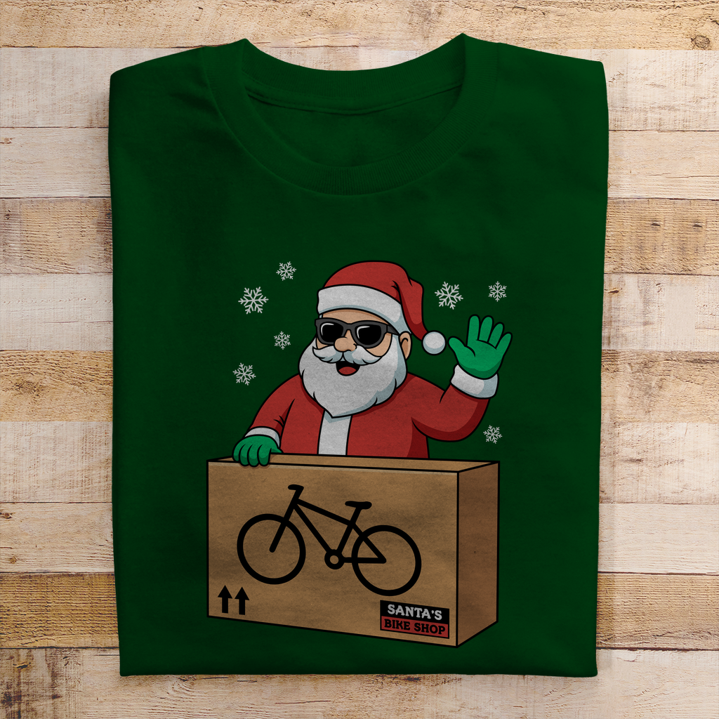 Herren T-Shirt Santa`s  Bike Shop