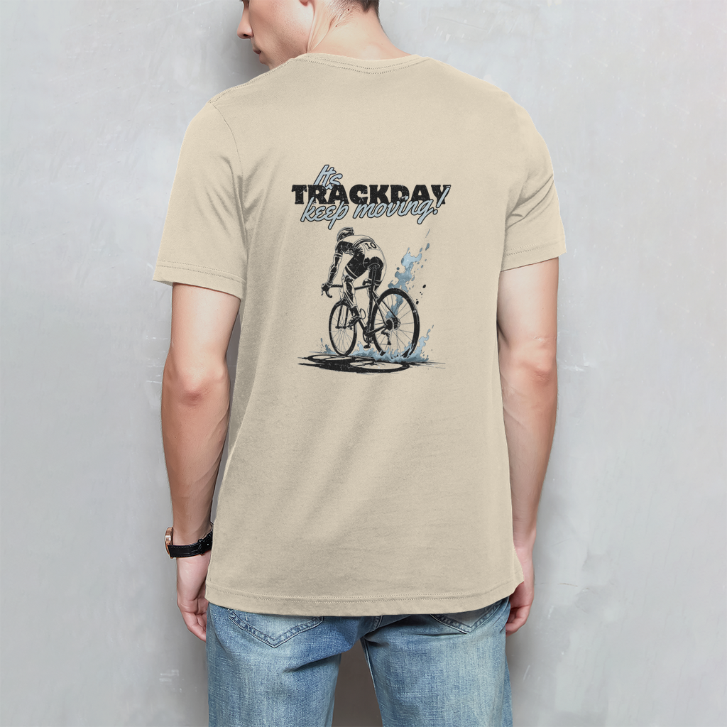 It's Trackday / Fahrrad Abenteuer Spruch