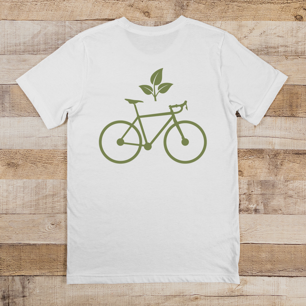 Fahrrad mit Blatt / Natur