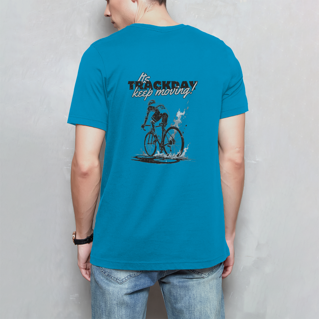 It's Trackday / Fahrrad Abenteuer Spruch