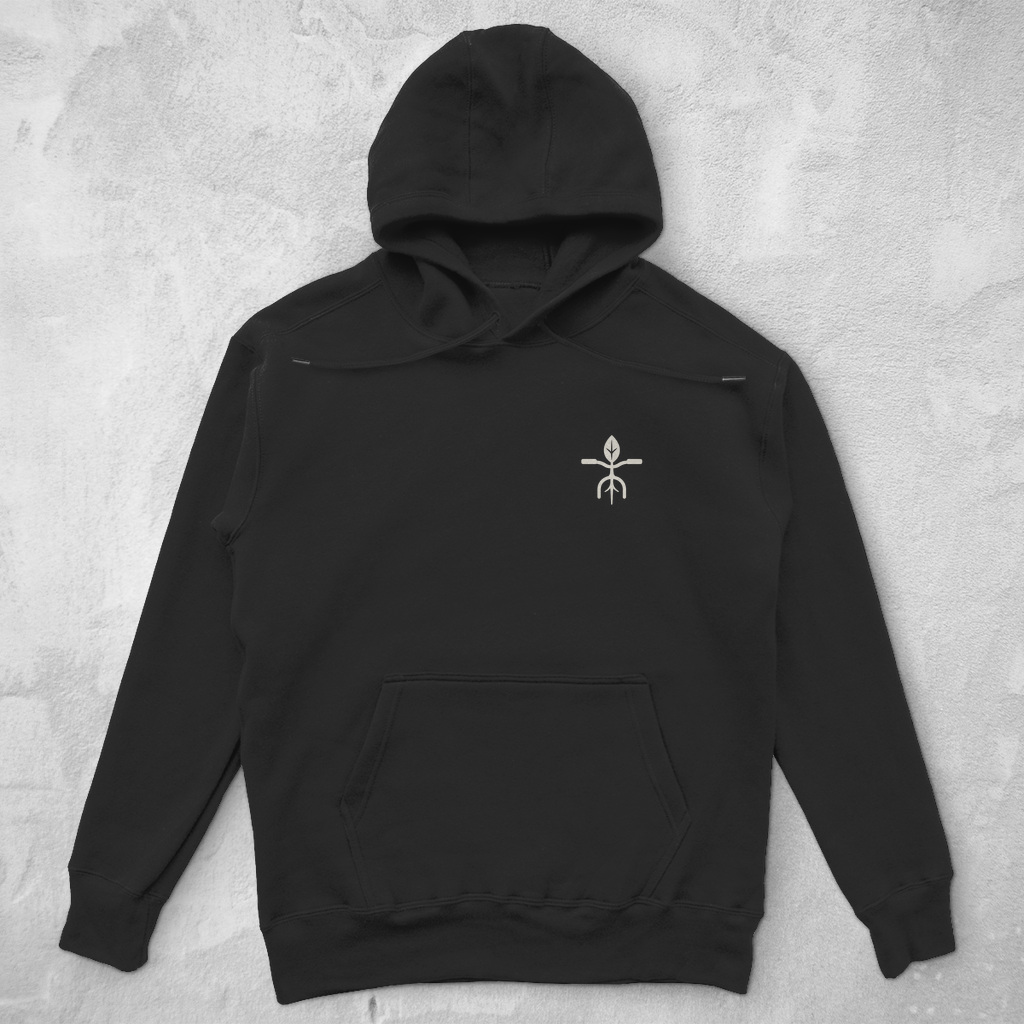 Die Welt im Rad, lustiges Bikepacking Unisex  Hoodie