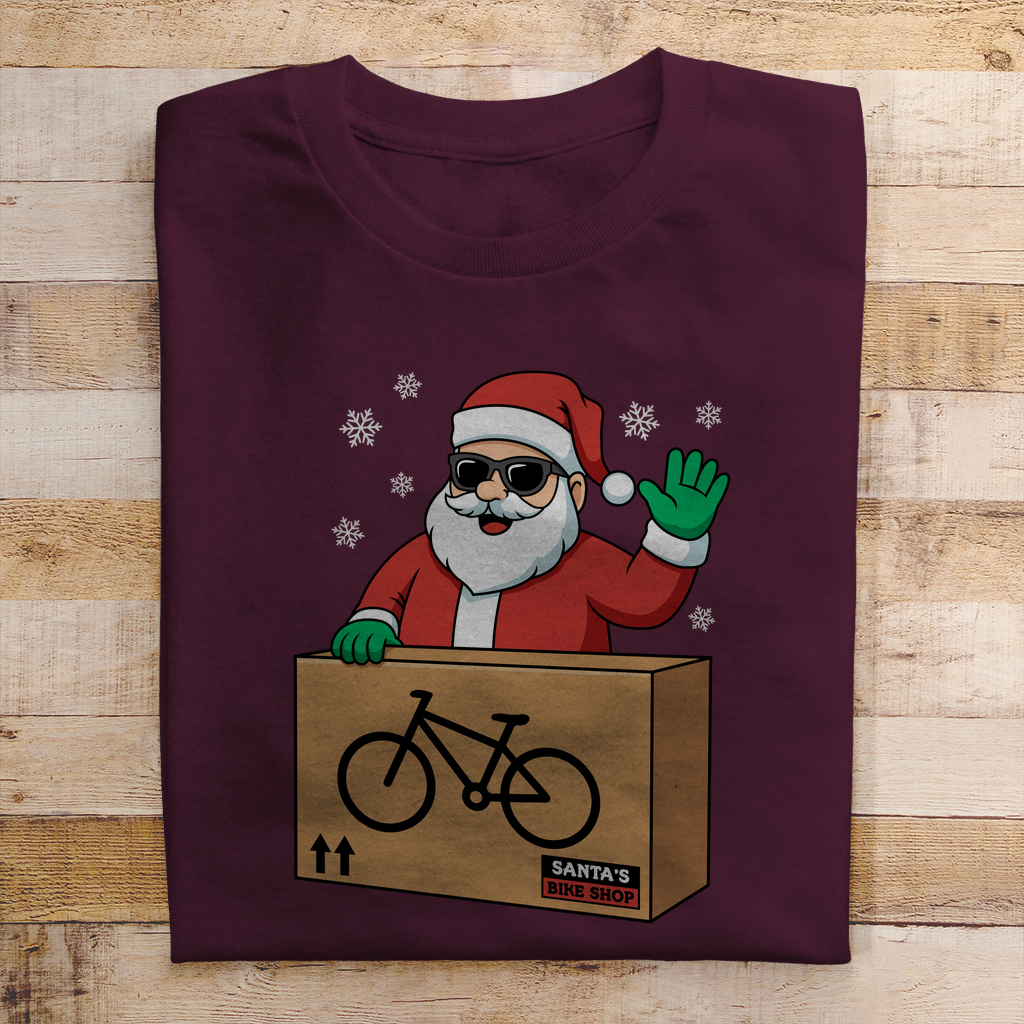 Herren T-Shirt Santa`s  Bike Shop