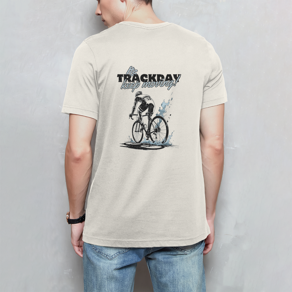 It's Trackday / Fahrrad Abenteuer Spruch