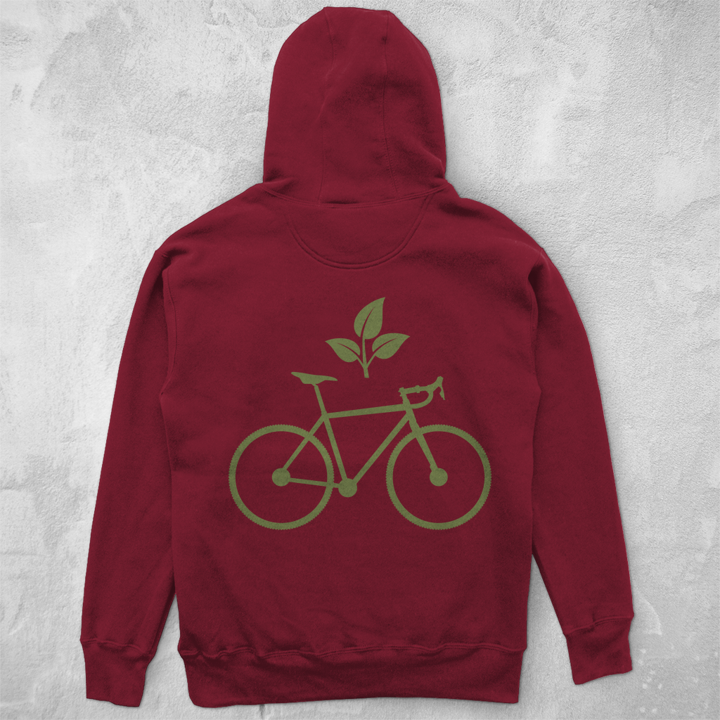 Unisex Oversize Hoodie Rad Blatt