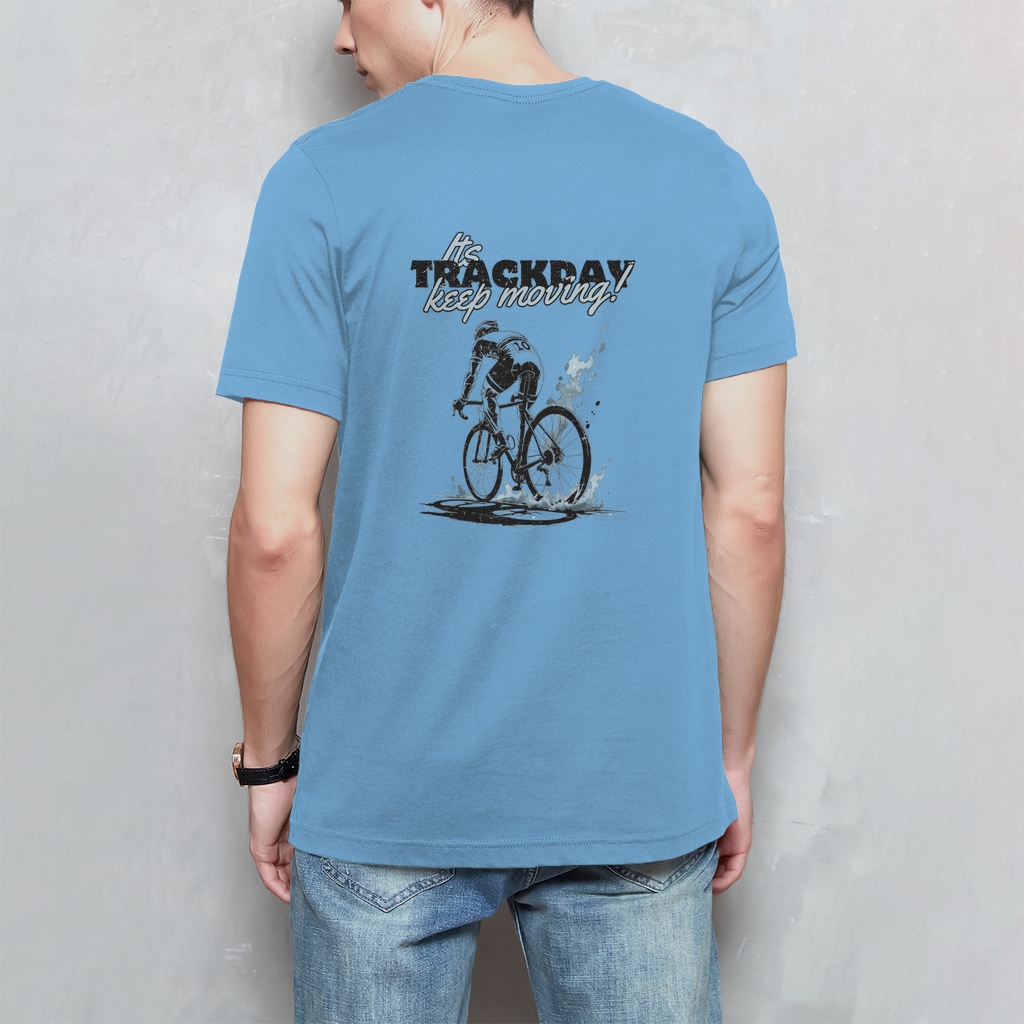 It's Trackday / Fahrrad Abenteuer Spruch