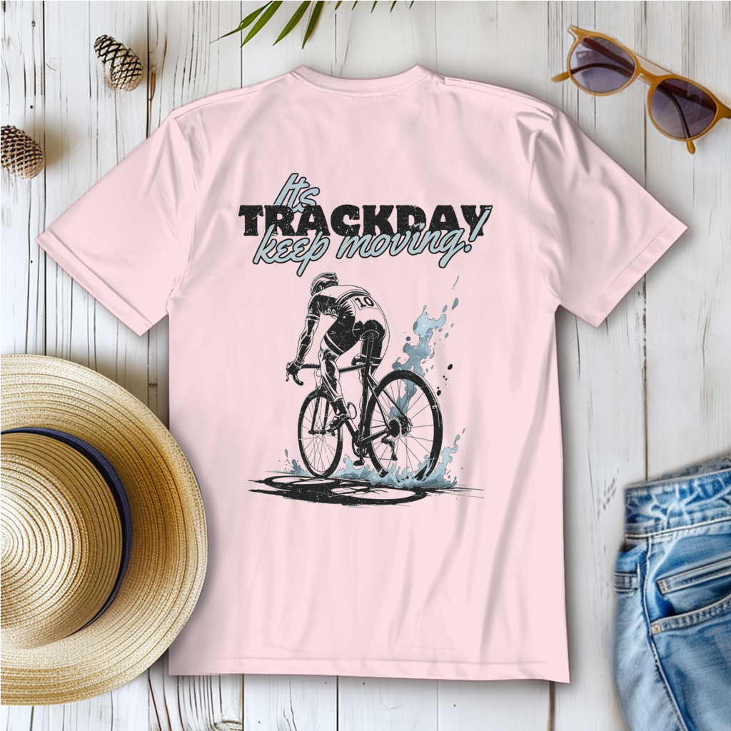 It's Trackday / Fahrrad Abenteuer Spruch Frauen T-Shirt