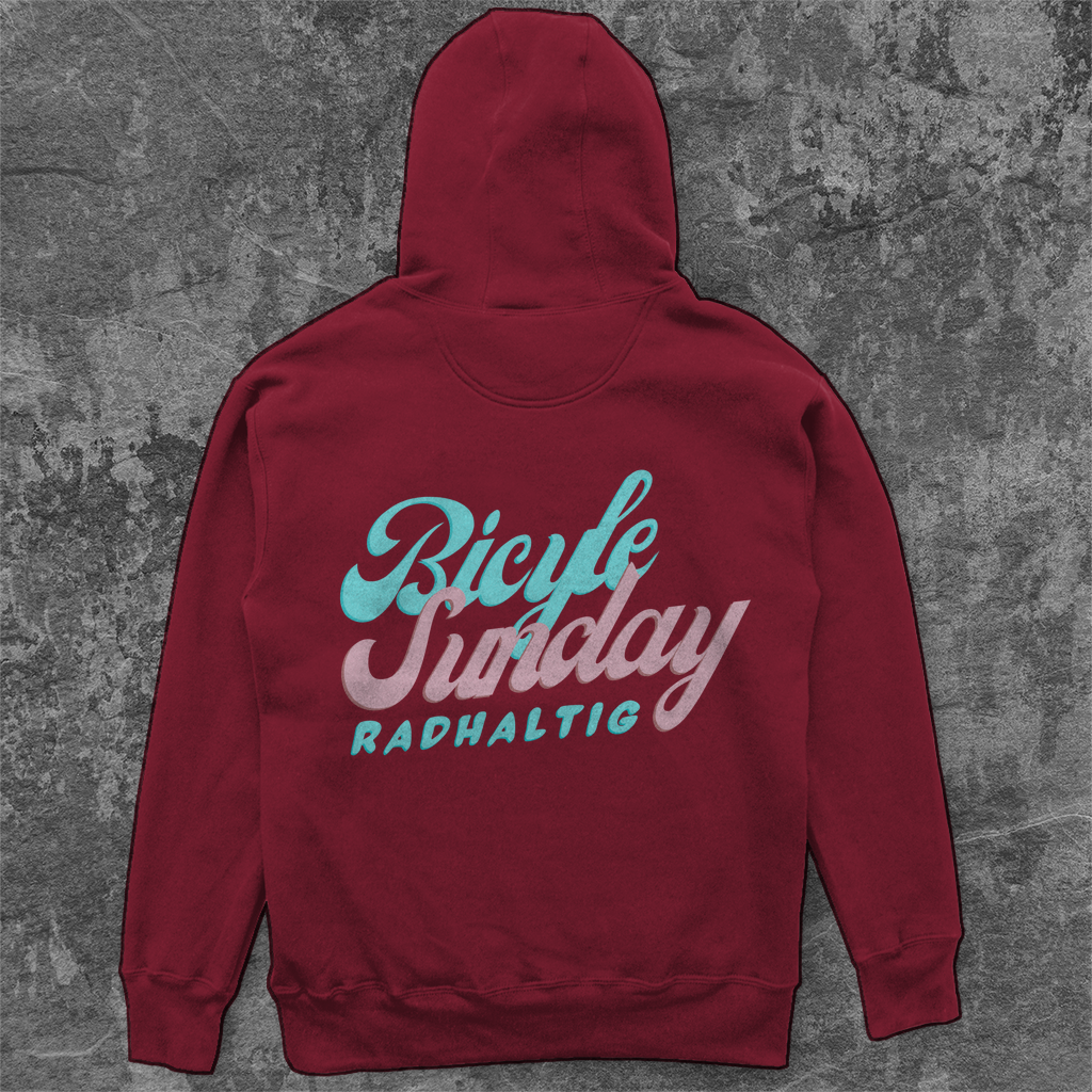 Bicycle sunday / Wochenende Unisex Hoodie