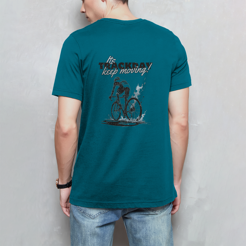 It's Trackday / Fahrrad Abenteuer Spruch