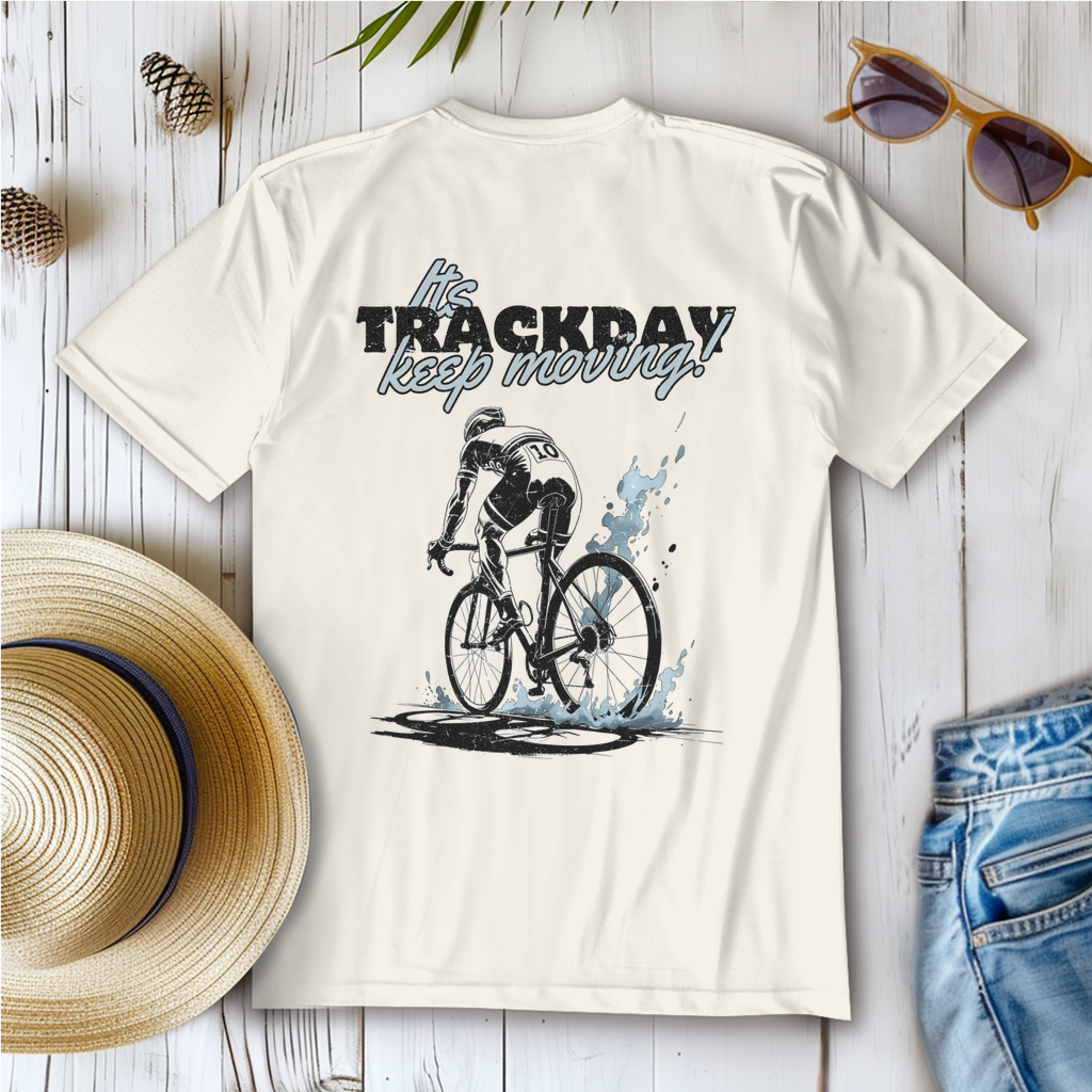It's Trackday / Fahrrad Abenteuer Spruch Frauen T-Shirt